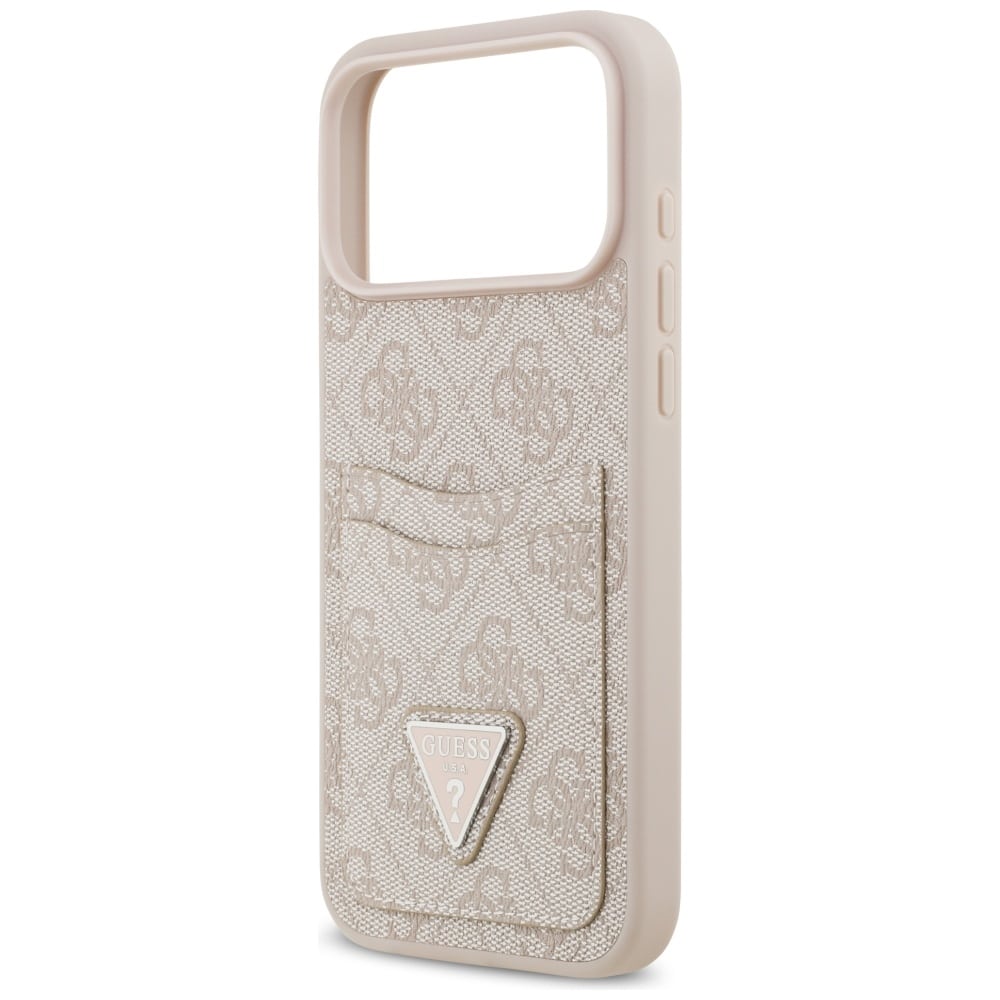 Guess 4G Double Card Triangle - θήκη για Apple iPhone 17 Pro Max - Ροζ - Image 6