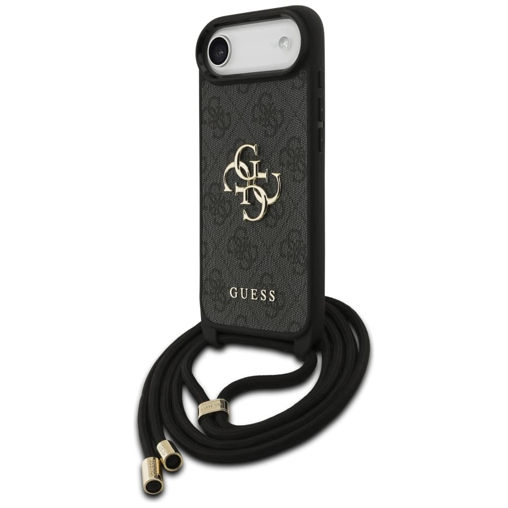 Guess 4G Big Logo Cord Stap Crossbody - θήκη για Apple iPhone Air - Μαύρο - Image 2