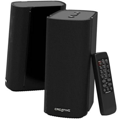 Creative T100 Μαύρο Ασύρματα Ηχεία 2.0 Bluetooth 5.0