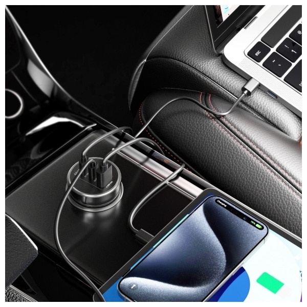 4smarts Φορτιστής Αυτοκινήτου Voltroad Ultimate 160w Μαύρος - Image 2
