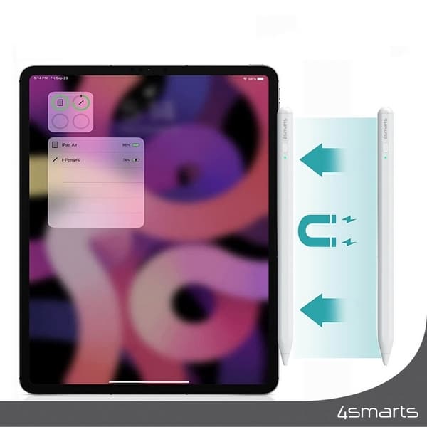 4smarts Active Stylus Pen Pencil Pro 3 Για iPad Pro/air Σε Λευκό Χρώμα 540565 - Image 4