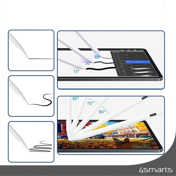 4smarts Active Stylus Pen Pencil Pro 3 Για iPad Pro/air Σε Λευκό Χρώμα 540565 - Image 6