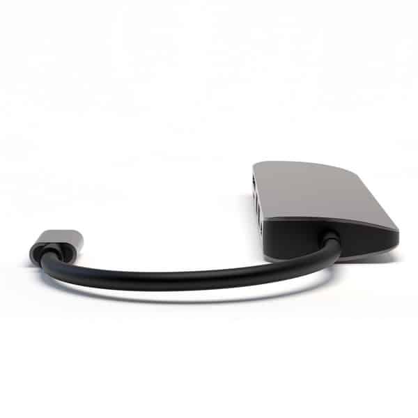4smarts Hub 6 Σε 1 Με Λειτουργία Dex, 2xusb-A 3.0/usb-C/hdmi/sd/microsd Γκρι 468782 - Image 3