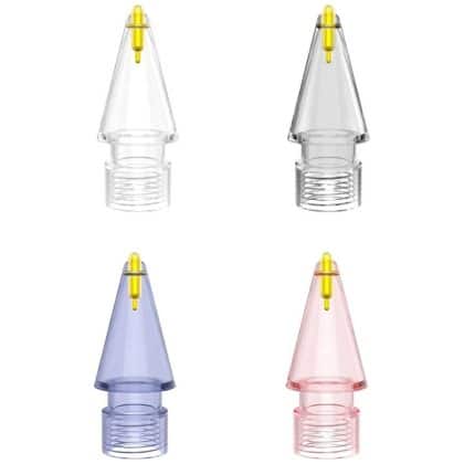 Ανταλλακτικά Stylus 4smarts Lucid Για Apple Pencil 1ης/2ης Γενιάς/usb-C/pro - 4 Τεμάχια Σε Διάφορα Χρώματα