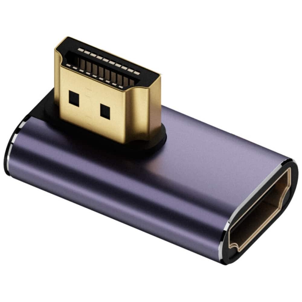 Set Προσαρμογέων Hdmi 4smarts 8k – Ανωδυνά, Καθοδικά, Πλευρικά, Σύνδεσμος Καλωδίων, Γκρι - Image 2