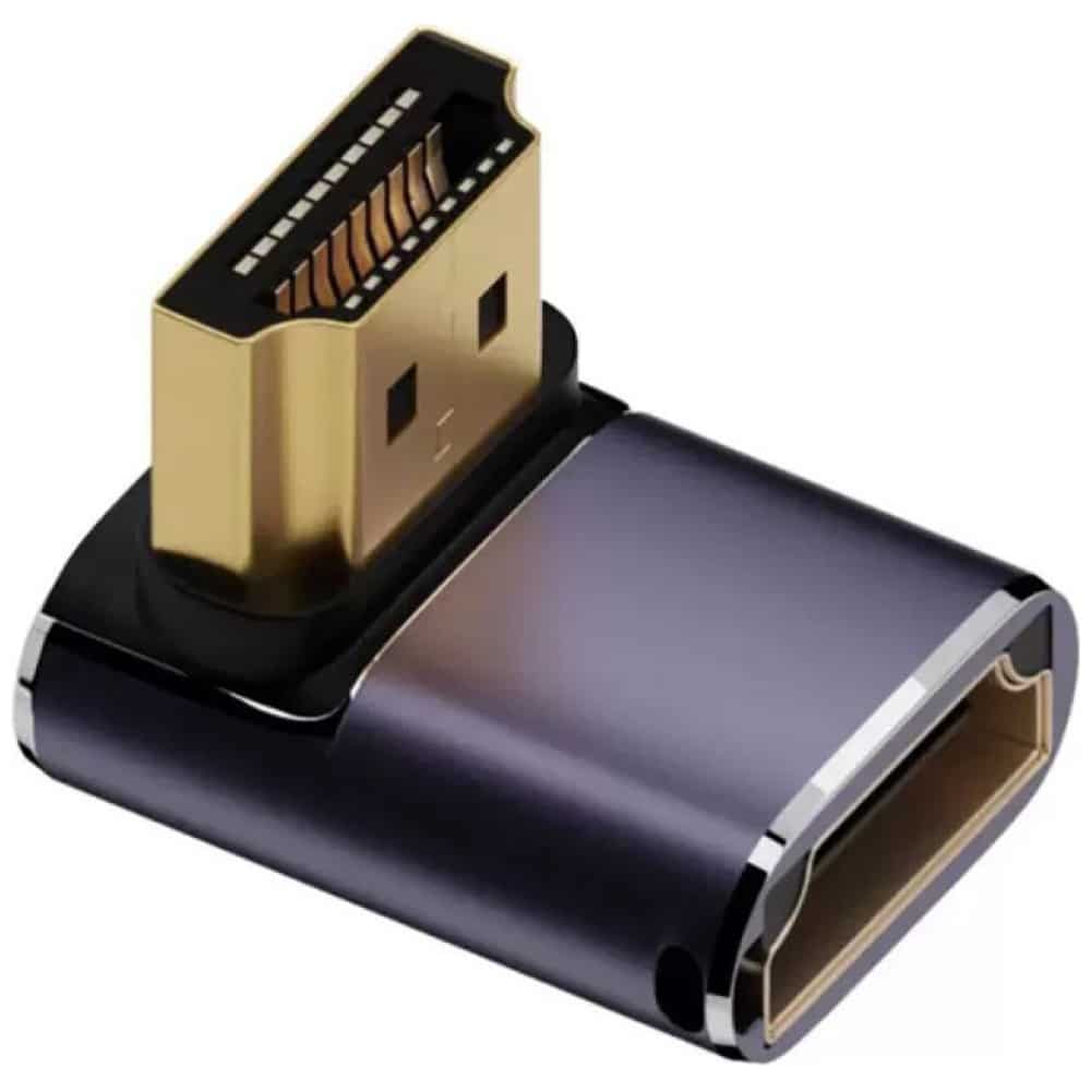 Set Προσαρμογέων Hdmi 4smarts 8k – Ανωδυνά, Καθοδικά, Πλευρικά, Σύνδεσμος Καλωδίων, Γκρι - Image 3