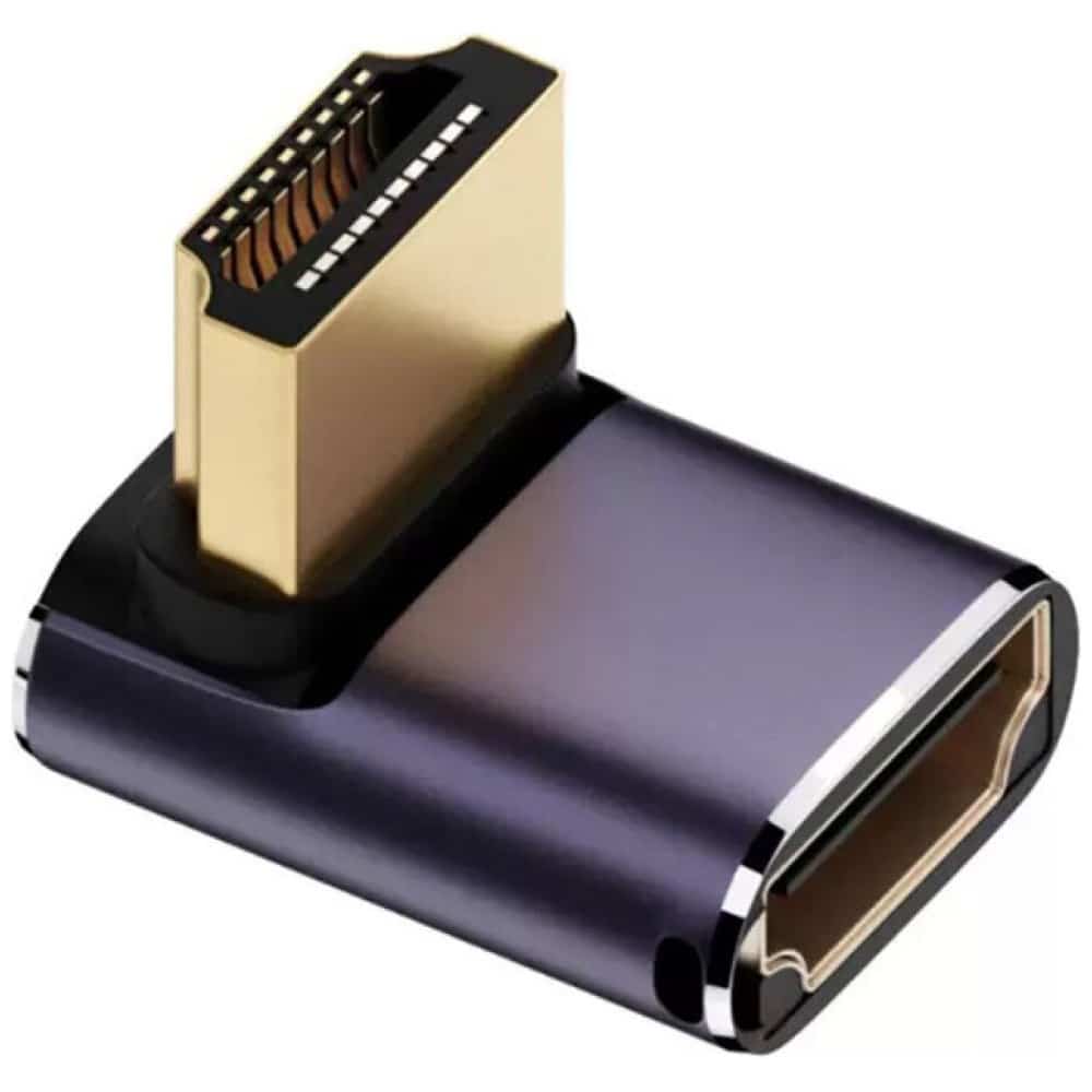 Set Προσαρμογέων Hdmi 4smarts 8k – Ανωδυνά, Καθοδικά, Πλευρικά, Σύνδεσμος Καλωδίων, Γκρι - Image 4