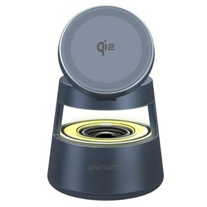Σταθμός Φόρτισης 4smarts Aura Sound Qi2 Γκρι