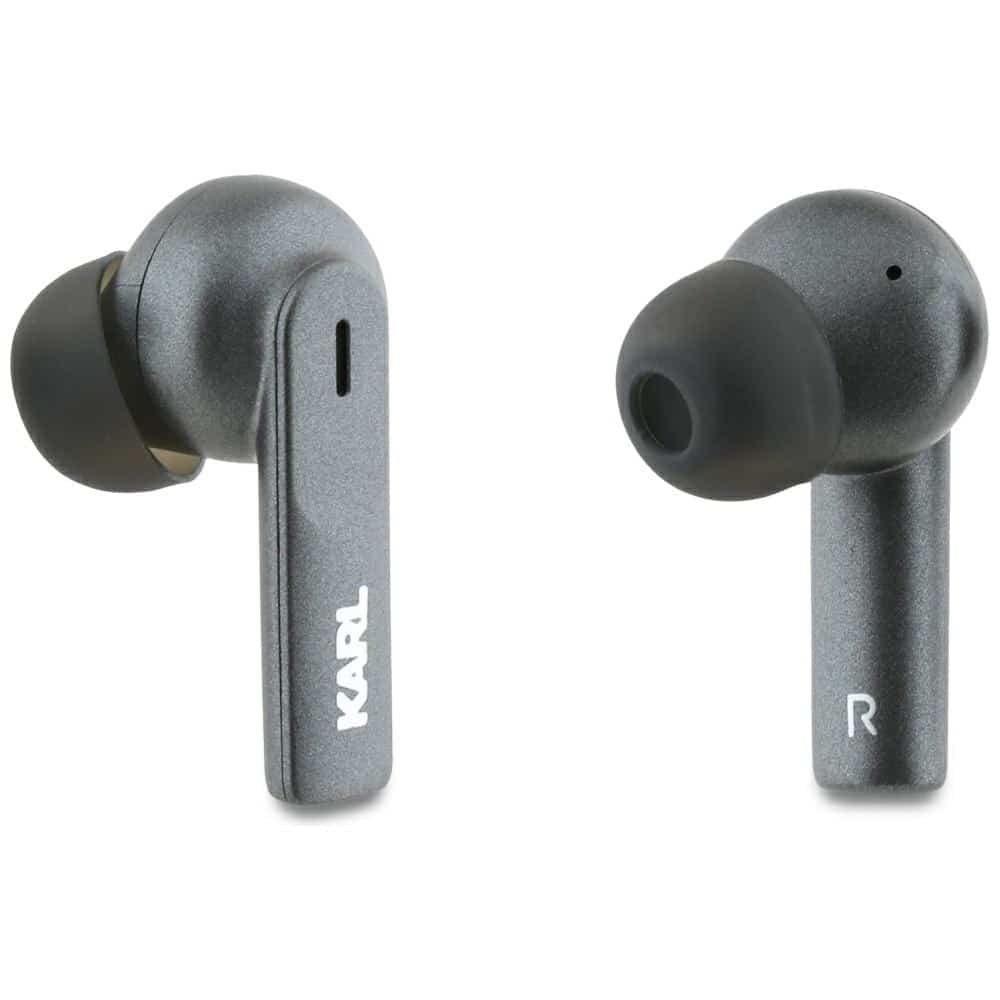 Tws Earphones Karl Lagerfeld Metal Printed Logo Anc/enc Black - Image 5