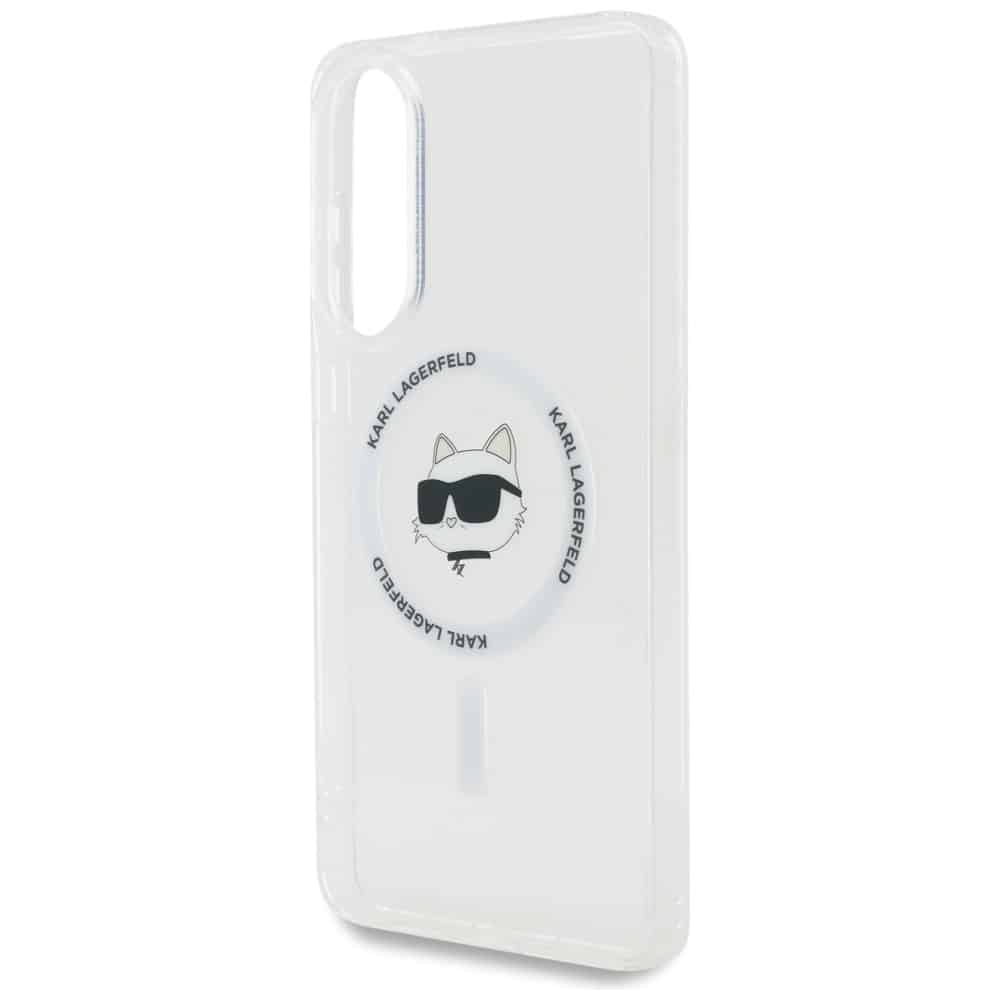 Karl Lagerfeld Choupette Head Printed Logo MagSafe - θήκη για Samsung Galaxy S25 Edge - Λευκό - Image 6