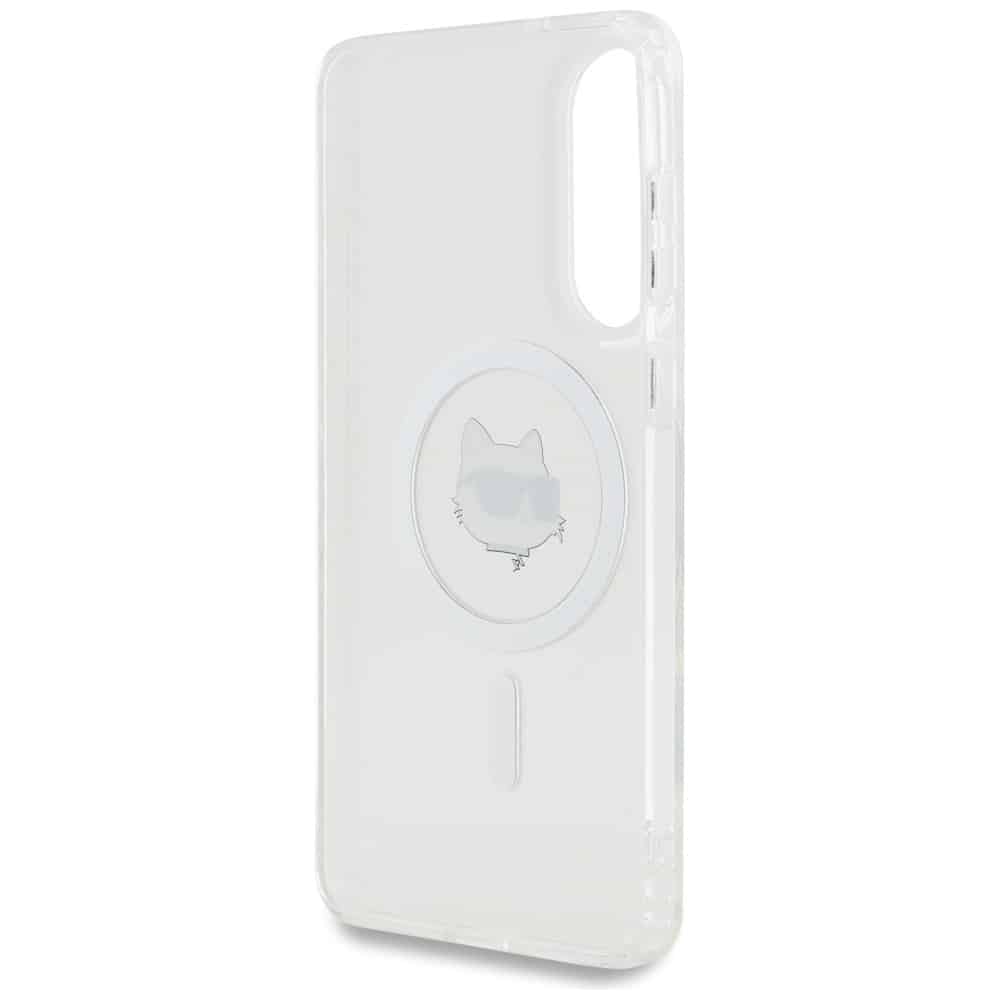 Karl Lagerfeld Choupette Head Printed Logo MagSafe - θήκη για Samsung Galaxy S25 Edge - Λευκό - Image 7