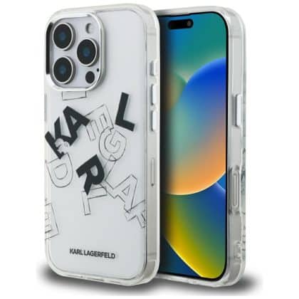Karl Lagerfeld IML Sketched Graphic - θήκη για Apple iPhone 16 Pro - Διάφανο