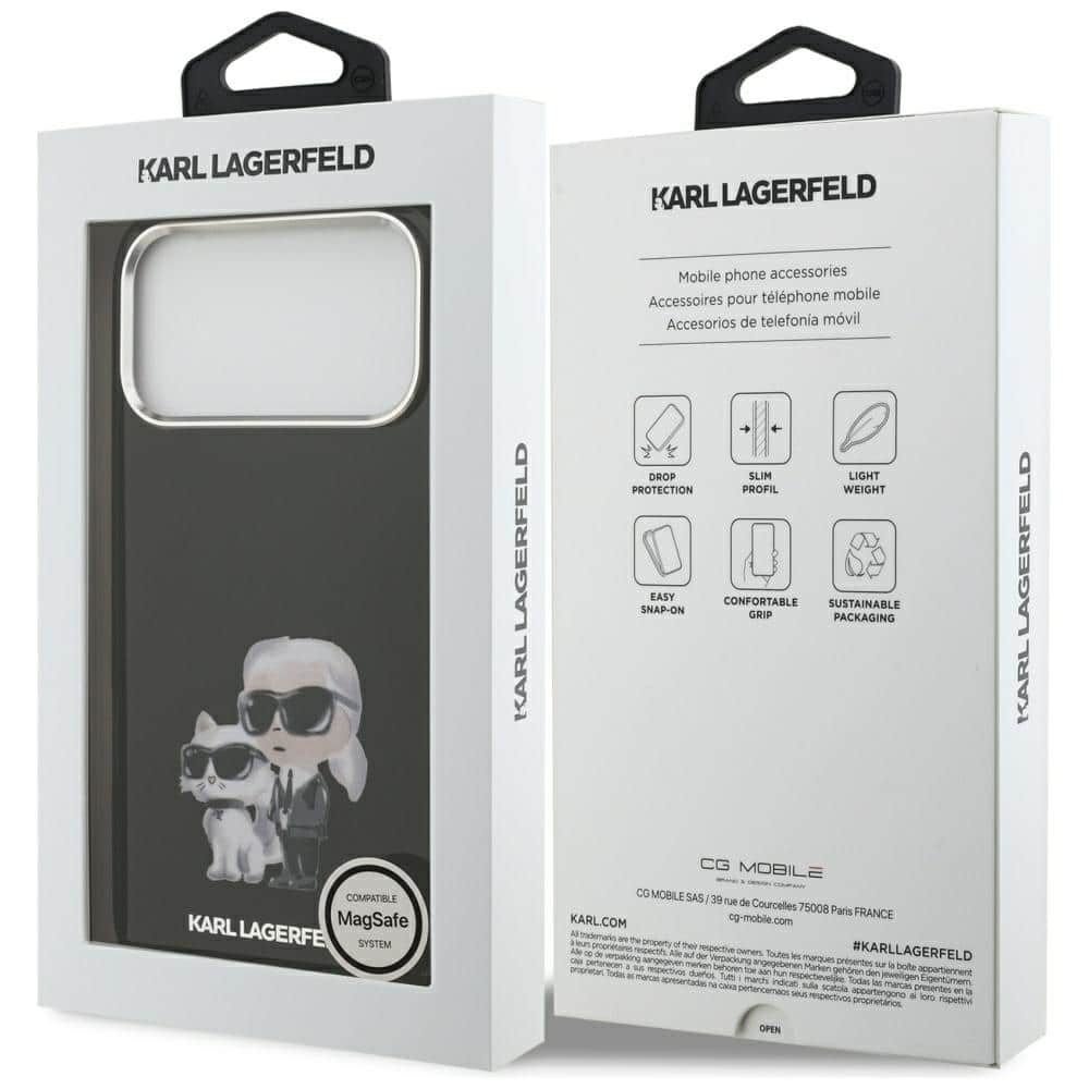 Karl Lagerfeld Karl & Choupette - θήκη για Apple iPhone 17 Pro Max - Μαύρο - Image 8