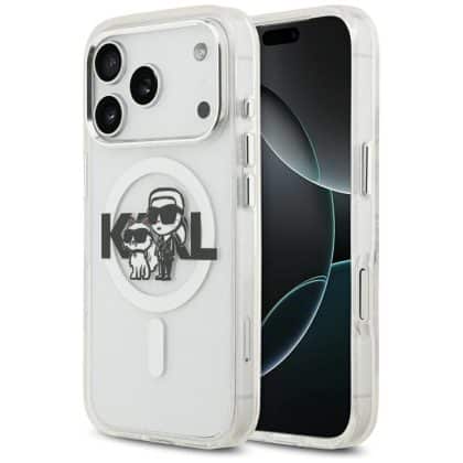 Karl Lagerfeld Karl & Choupette Sketch Logo - θήκη για Apple iPhone 17 Pro - Διάφανο
