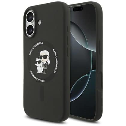 Karl Lagerfeld Karl&Choupette Ring - θήκη για Apple iPhone 17 - Μαύρο