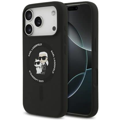 Karl Lagerfeld Karl&Choupette - θήκη για Apple iPhone 17 Pro Max - Μαύρο
