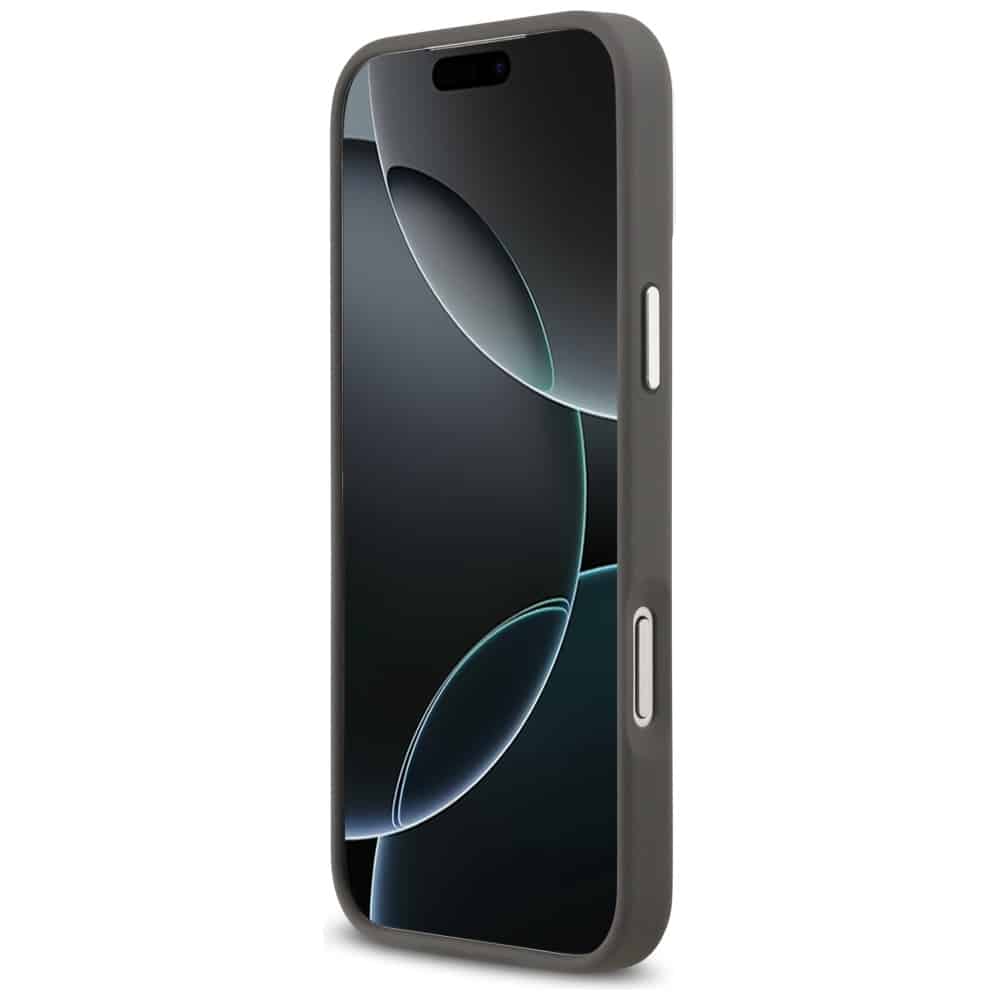 Θήκη Με Λογότυπο Για iPhone 17 Pro Max Σε Γκρι Με Κεφαλές Καρλ Και Σουπέτ Από Τη Συλλογή Fw Της Karl Lagerfeld - Image 5