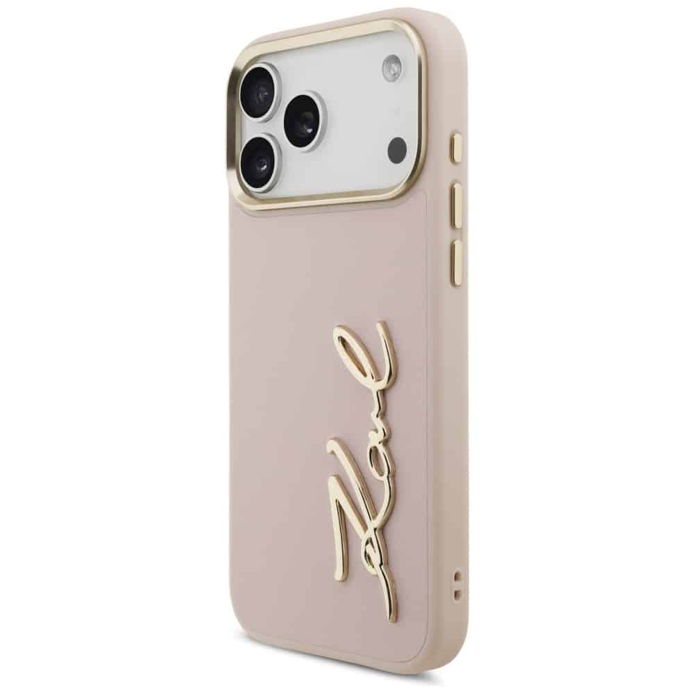 Θήκη Karl Lagerfeld Με Λογότυπο Script Για iPhone 17 Pro Max Ροζ - Image 2