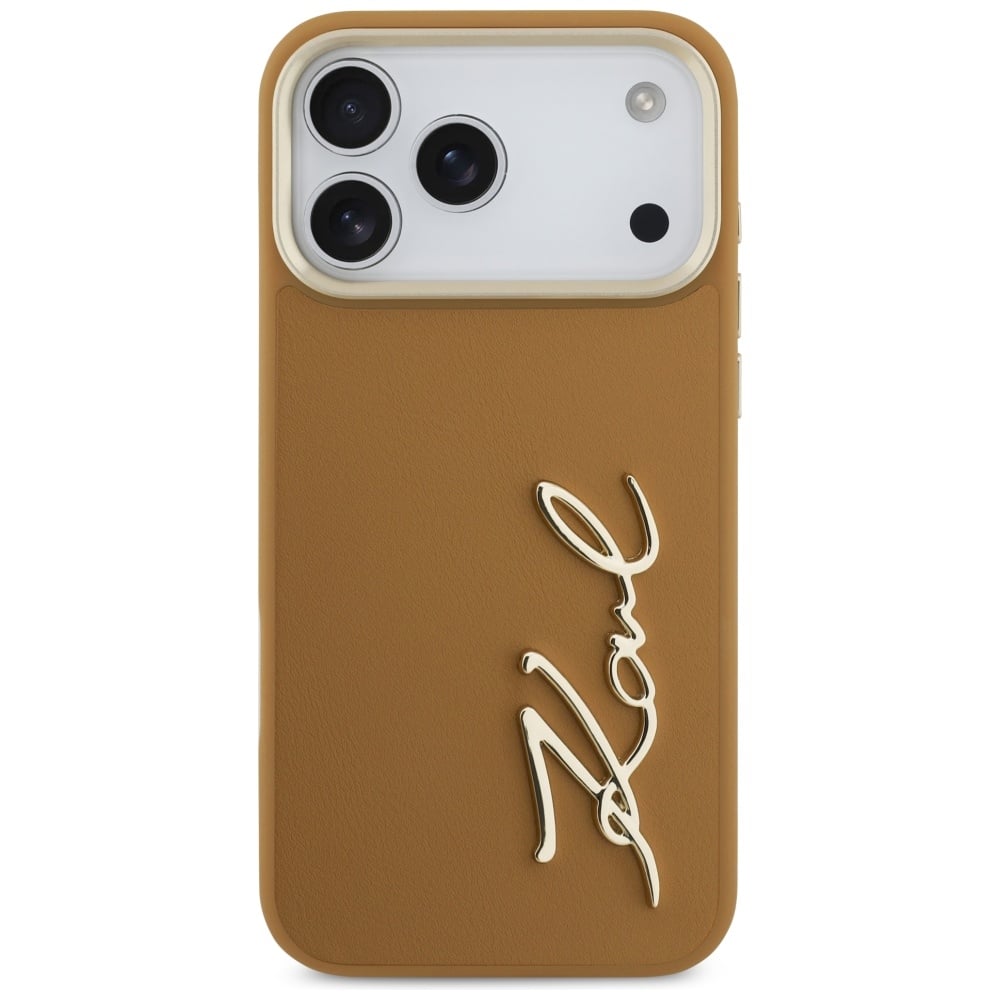 Θήκη Karl Lagerfeld Με Λογότυπο Script Για iPhone 17 Pro Max Καφέ - Image 3