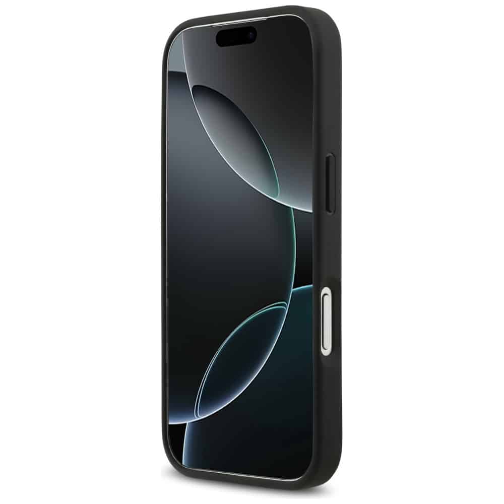 Θήκη Mercedes Δέρμα Φύλλα Δάφνης Ρίγες Magsafe Για iPhone 17 Pro Μπλε - Image 5