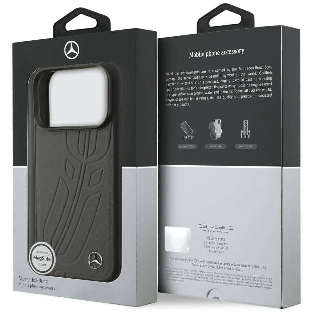 Θήκη Mercedes Καπιτονέ Λαβή Laurel Leave Magsafe Για iPhone 17 Pro Αντρακί - Image 8