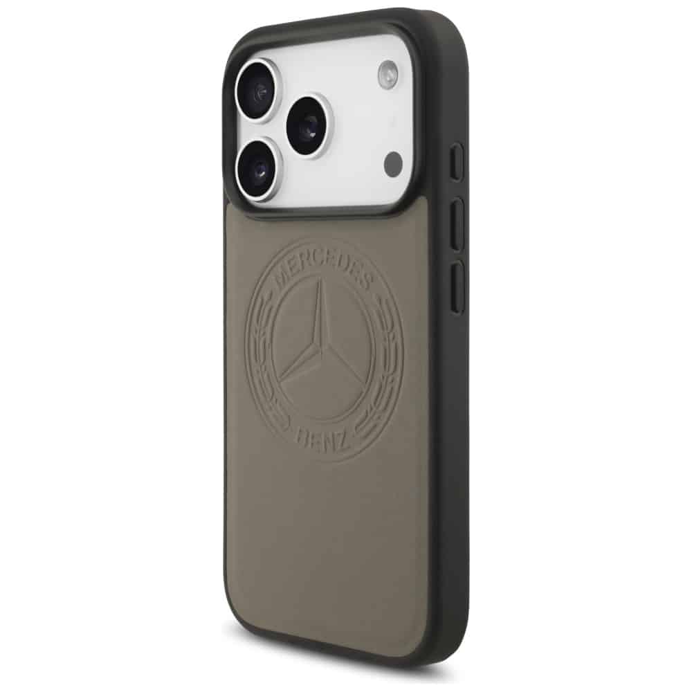 Θήκη Mercedes Δερμάτινη Vintage Logo Magsafe Για iPhone 17 Pro Σε Ταμπά - Image 2