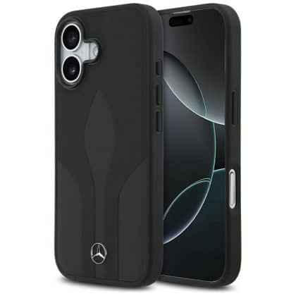 Θήκη Mercedes Δερμάτινη The Move Magsafe Για iPhone 17 Μαύρη