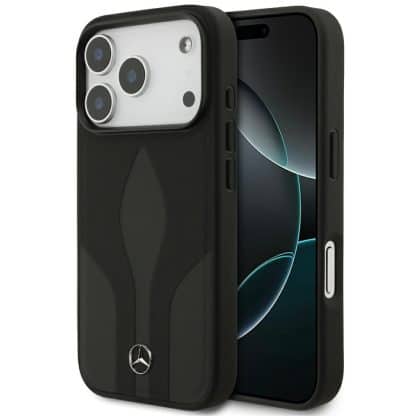 Θήκη Mercedes Δερμάτινη The Move Magsafe Για iPhone 17 Pro Μαύρη
