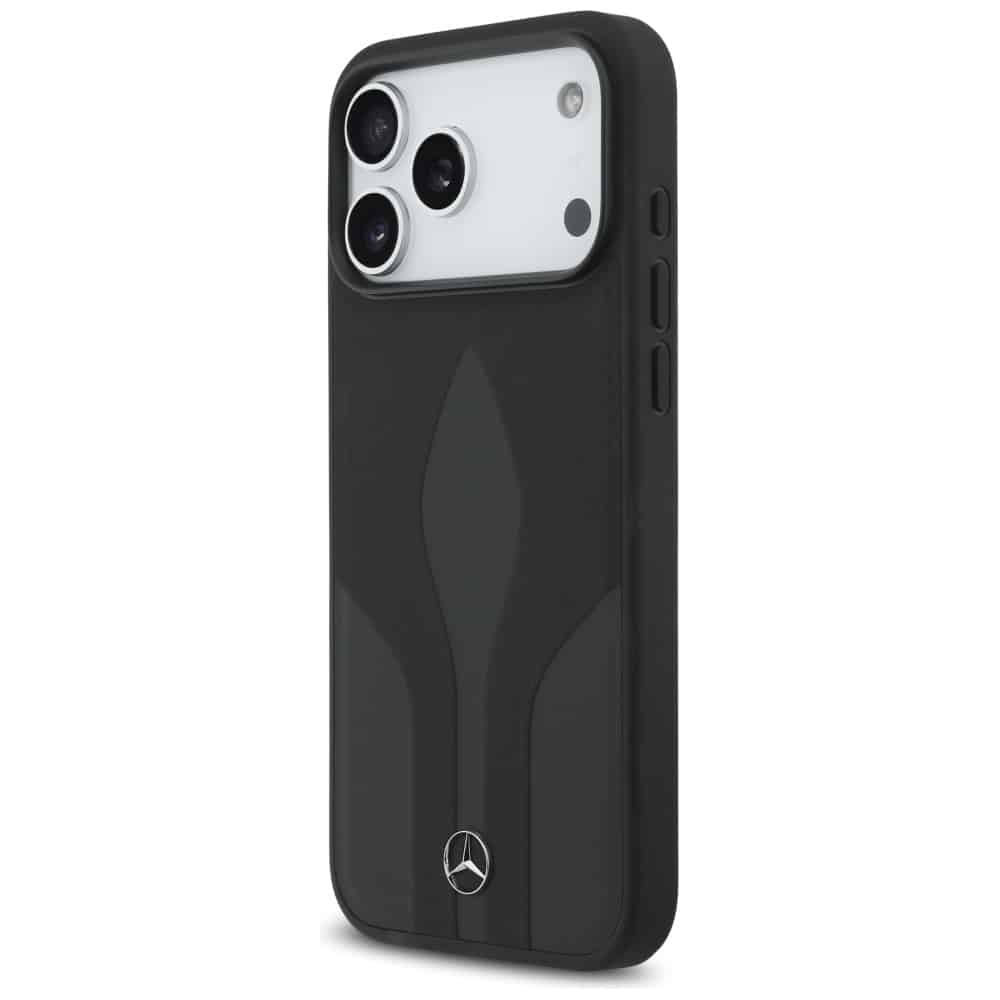 Θήκη Mercedes Από Δέρμα The Move Magsafe Για iPhone 17 Pro Max Μαύρη - Image 2