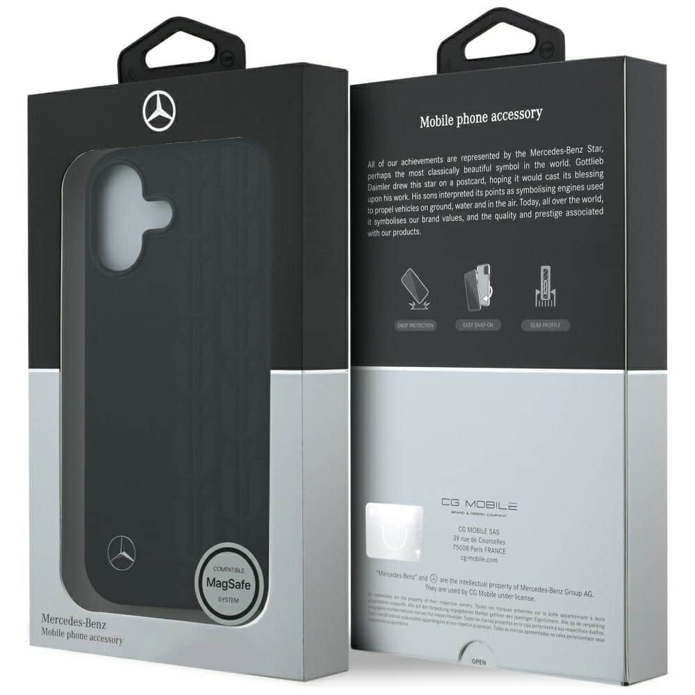 Θήκη Mercedes Δερμάτινη Με Φύλλα Δάφνης Magsafe Για iPhone 17 Μαύρη - Image 8