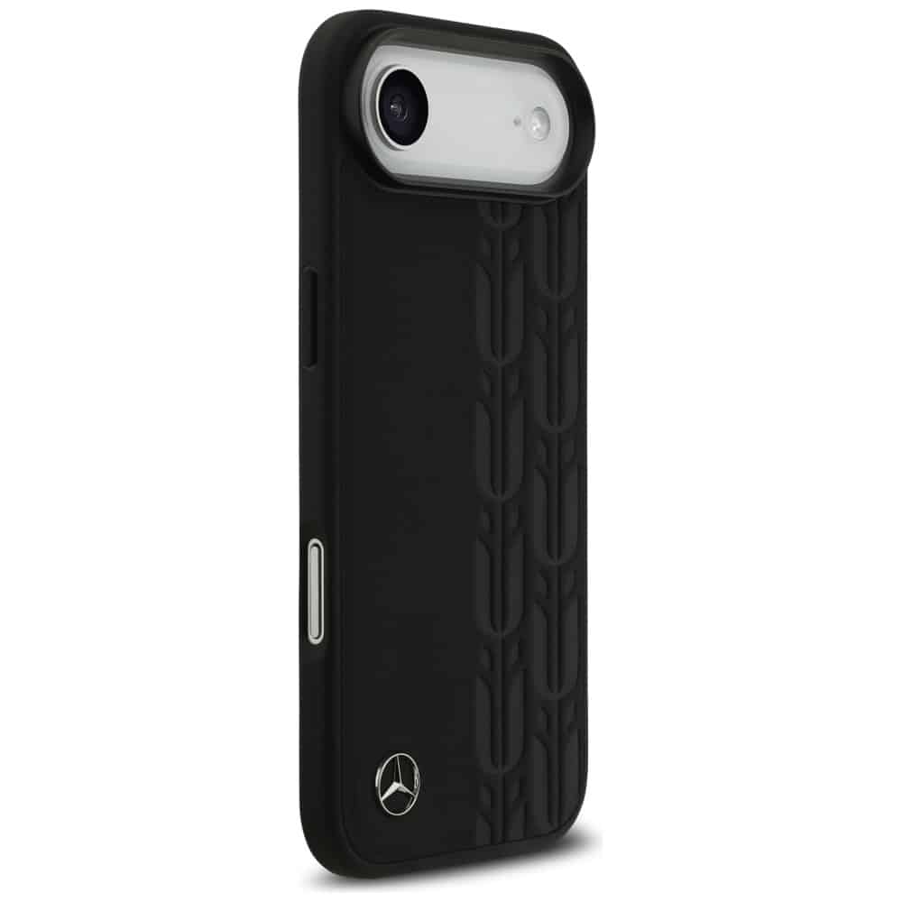 Θήκη Μαύρη Από Δέρμα Mercedes Με Φύλλα Δάφνης Magsafe Για iPhone Air - Image 4