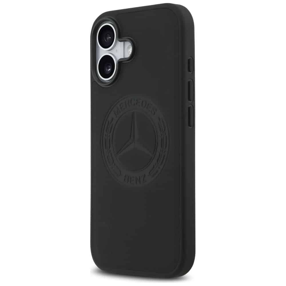 Θήκη Mercedes Δερμάτινη Vintage Logo Magsafe Για iPhone 17 Μαύρη - Image 2