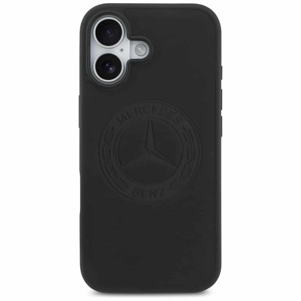 Θήκη Mercedes Δερμάτινη Vintage Logo Magsafe Για iPhone 17 Μαύρη - Image 3