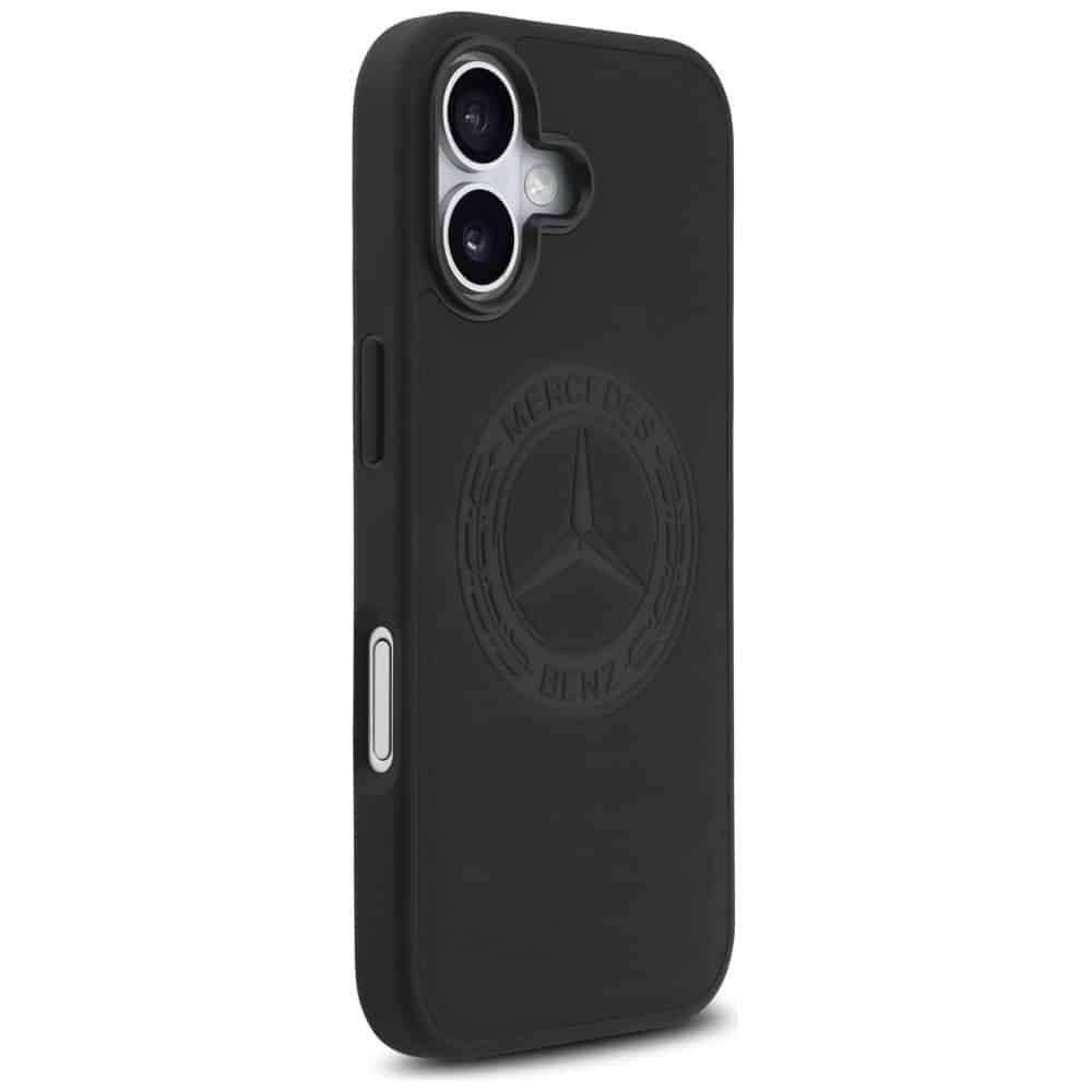 Θήκη Mercedes Δερμάτινη Vintage Logo Magsafe Για iPhone 17 Μαύρη - Image 4