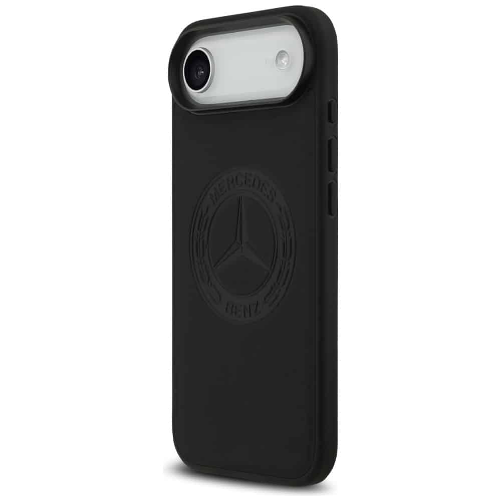 Θήκη Magsafe Mercedes Από Δερμάτινο Υλικό Με Vintage Λογότυπο Για iPhone Air Μαύρη - Image 2