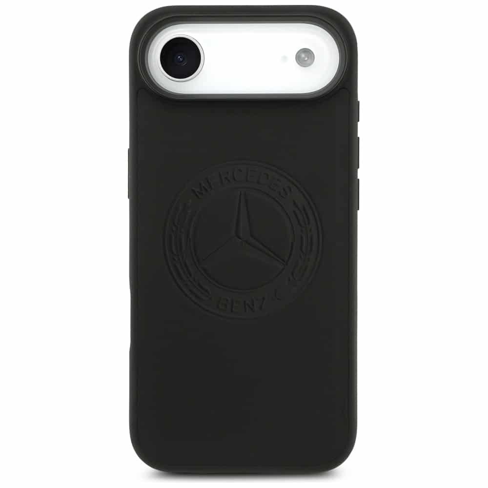 Θήκη Magsafe Mercedes Από Δερμάτινο Υλικό Με Vintage Λογότυπο Για iPhone Air Μαύρη - Image 3