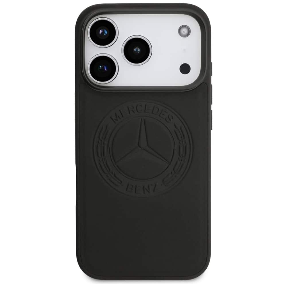 Θήκη Mercedes Δερμάτινη Vintage Λογότυπο Magsafe Για iPhone 17 Pro Μαύρη - Image 3