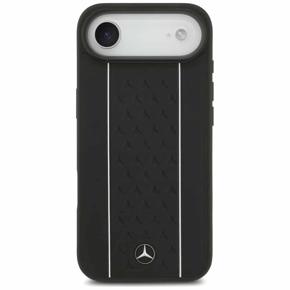 Θήκη Magsafe Από Δέρμα Με Σχέδιο Αστεριού Της Mercedes Για iPhone Air - Μαύρη - Image 3