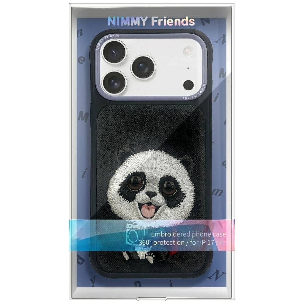 Nimmy Big Eyed Pet 2.0 Panda - θήκη για Apple iPhone 17 Pro Max - Μαύρο - Image 2