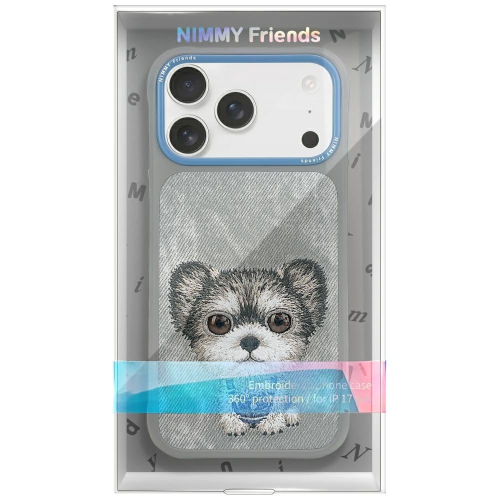 Θήκη Nimmy Big Eyed Pet 2.0 Σκύλος Για iPhone 17 Pro Max Γκρι - Image 2