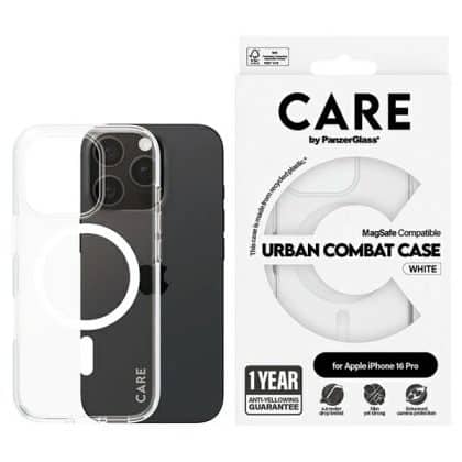 PanzerGlass CARE - θήκη για Apple iPhone 16 Pro - Λευκό