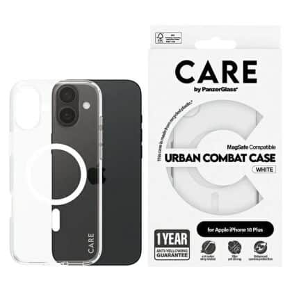 PanzerGlass CARE by PanzerGlass Flagship - θήκη για Apple iPhone 16 Plus - Λευκό