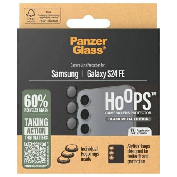 Panzerglass Hoops Φακού Σαμ Σ24 Fe S721 Μαύρο Δαχτυλίδι Προστασίας Φακού - Image 4