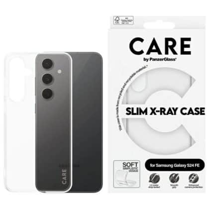 Care By Panzerglass Slim X-Ray Θήκη Για Samsung Galaxy S24 Fe S721 Διάφανη