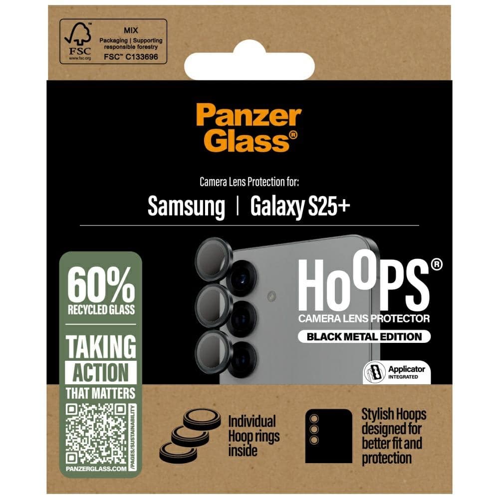 Panzerglass Hoops® Προστατευτικό Φακού Για Samsung Galaxy S25+ Μαύρο - Image 4
