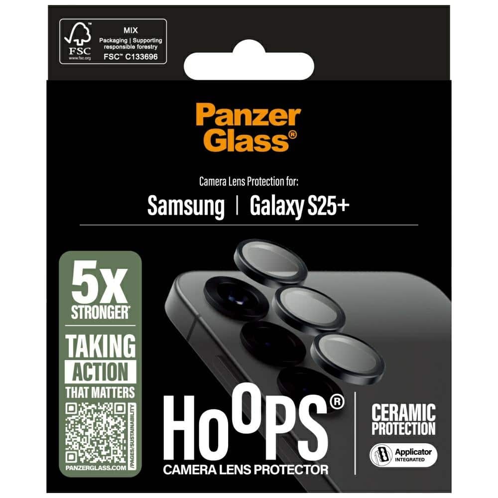 Panzerglass Hoops Προστάτης Φακού Για Samsung Galaxy S25+ Από Κεραμικό Γυαλί - Image 4