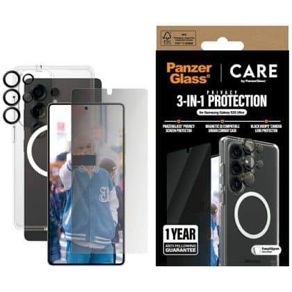 Care By Panzerglass Προστασία Οθόνης και Κάμερας Για Samsung Galaxy S25 Ultra