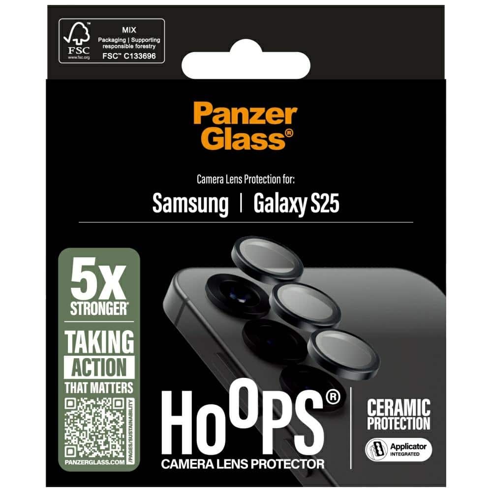 Panzerglass Hoops Προστατευτικό Φακού Για Samsung Galaxy S25 Από Κεραμικό Γυαλί - Image 4