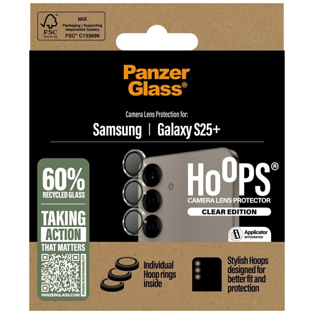 Προστατευτικό Γυαλί Panzerglass Hoops Lens Για Samsung Galaxy S25+ Διαφανές - Image 4