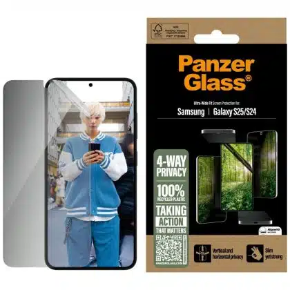 Panzerglass Eco Matrix Ultra-Wide Fit Γυαλί Ιδιωτικότητας Για Samsung Galaxy S25